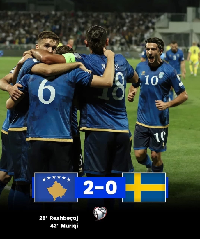 第94的國(guó)足能否一戰(zhàn)？科索沃FIFA排名升至第91，本月爆冷擊敗瑞典