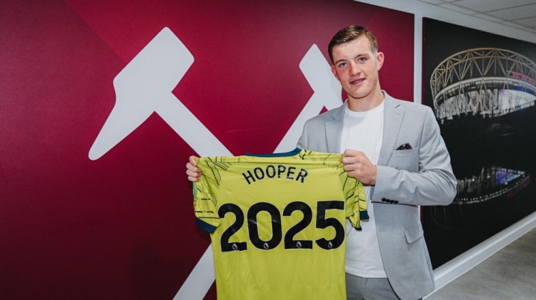 官方：西漢姆與青訓(xùn)門將芬利-胡珀簽署首份職業(yè)合同